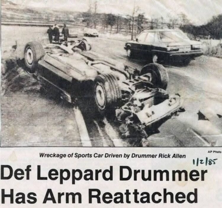 The Night Rick Allen Lost His Arm And Def Leppard Refused to Quit